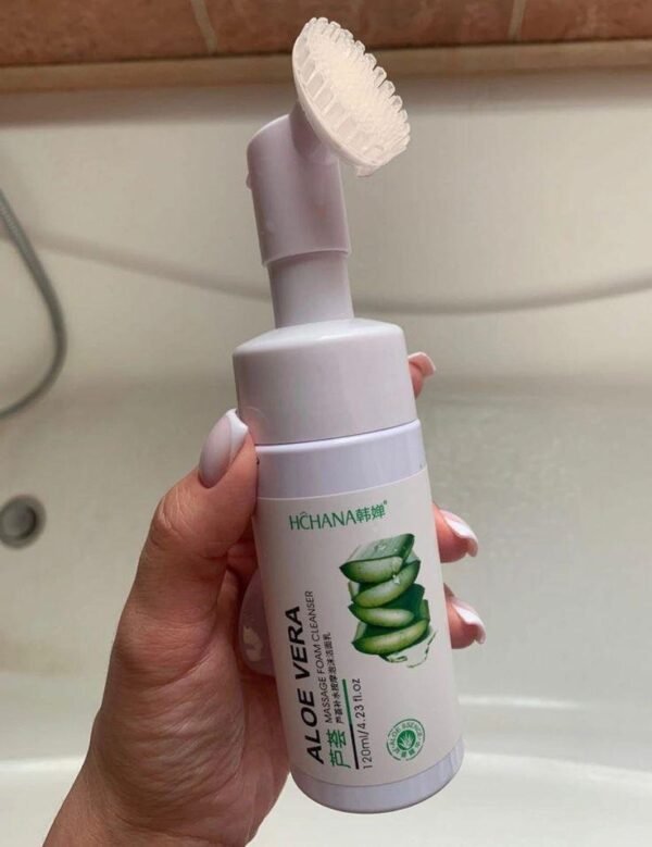 mousse nettoyante hydratante